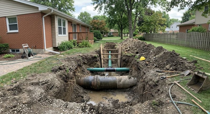 Sewer Main Installation in Columbus, OH
